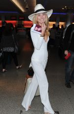KIMBERLEY GARNER at Heathrow Airport in London
