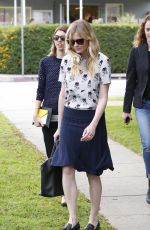 KIRSTEN DUNST Leaves Lemonade Cafe in West Hollywood