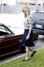 KIRSTEN DUNST Leaves Lemonade Cafe in West Hollywood