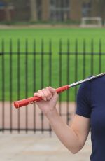 KIRSTY GALLACHER at Performance Putting Challenge Photocall in London