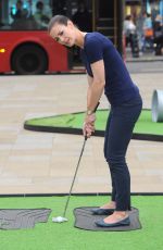 KIRSTY GALLACHER at Performance Putting Challenge Photocall in London