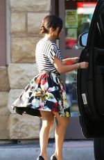 KOURTNEY KARDASHIAN in Skirt Leaves a Convenience Store