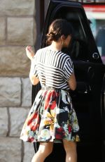 KOURTNEY KARDASHIAN in Skirt Leaves a Convenience Store
