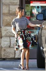 KOURTNEY KARDASHIAN in Skirt Leaves a Convenience Store