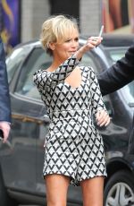 KRISTIN CHENOWETH Leaves David Letterman Show in New York
