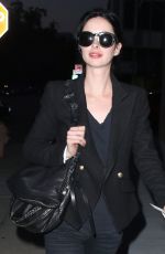 KRYSTEN RITTER Leaves Crossroads Restaurant in Los Angeles