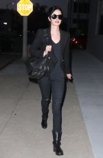 KRYSTEN RITTER Leaves Crossroads Restaurant in Los Angeles
