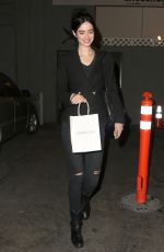 KRYSTEN RITTER Leaves Crossroads Restaurant in Los Angeles