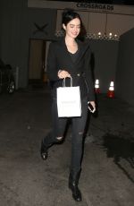 KRYSTEN RITTER Leaves Crossroads Restaurant in Los Angeles
