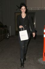 KRYSTEN RITTER Leaves Crossroads Restaurant in Los Angeles