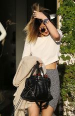 KYLIE JENNER Arrives at Andy Lecompte Salon in West Hollywood