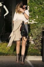 KYLIE JENNER Arrives at Andy Lecompte Salon in West Hollywood