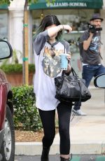 KYLIE JENNER Hide from Paps Out in West Hollywood