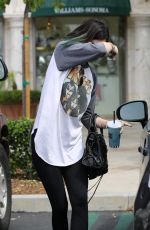 KYLIE JENNER Hide from Paps Out in West Hollywood