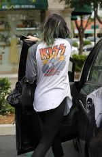 KYLIE JENNER Hide from Paps Out in West Hollywood