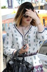 KYLIE JENNER Leaves Urth Cafe in West Hollywood