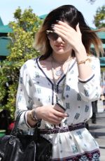 KYLIE JENNER Leaves Urth Cafe in West Hollywood