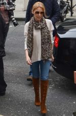KYLIE MINOGUE Arrives at Finalists From The Voice Event at BBC Radio Studios