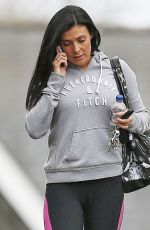 KYM MARSH in Leggings Leaves a Gym in Manchester