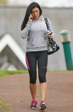 KYM MARSH in Leggings Leaves a Gym in Manchester