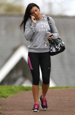 KYM MARSH in Leggings Leaves a Gym in Manchester