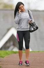KYM MARSH in Leggings Leaves a Gym in Manchester