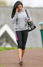 KYM MARSH in Leggings Leaves a Gym in Manchester