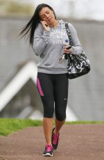KYM MARSH in Leggings Leaves a Gym in Manchester