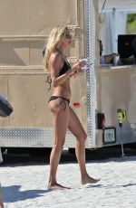 LAUREN STONER in Bikini at a Beach in Miami