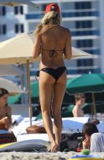 LAUREN STONER in Bikini at a Beach in Miami