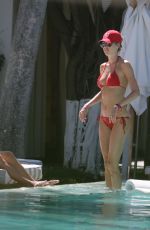 LAUREN STONER in Bikini at a Pool in Miami