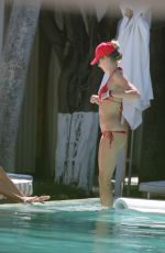 LAUREN STONER in Bikini at a Pool in Miami