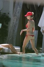 LAUREN STONER in Bikini at a Pool in Miami