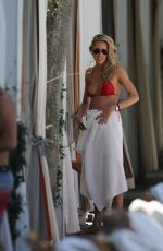 LAUREN STONER in Bikini at a Pool in Miami