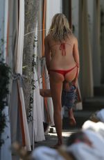 LAUREN STONER in Bikini at a Pool in Miami