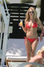 LAUREN STONER in Bikini at a Pool in Miami