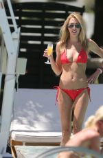 LAUREN STONER in Bikini at a Pool in Miami