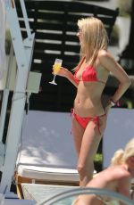 LAUREN STONER in Bikini at a Pool in Miami