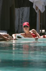 LAUREN STONER in Bikini at a Pool in Miami