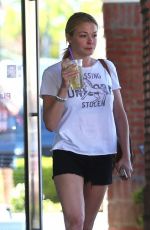 LEANN RIMES at Coffee Bean in Calabasas