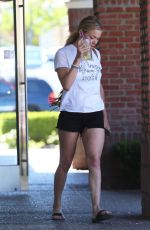 LEANN RIMES at Coffee Bean in Calabasas