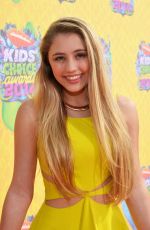 LIA MARIE JOHNSON at 2014 Nickelodeon’s Kids’ Choice Awards in Los Angeles