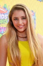 LIA MARIE JOHNSON at 2014 Nickelodeon’s Kids’ Choice Awards in Los Angeles
