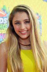 LIA MARIE JOHNSON at 2014 Nickelodeon’s Kids’ Choice Awards in Los Angeles