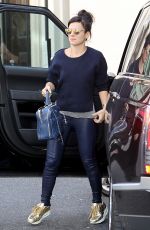 LILY ALLEN Arrives at BBC Radio 1 Studios in London