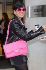 LILY ALLEN at BBC Radio 2 Studios in London