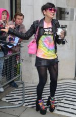LILY ALLEN at BBC Radio 2 Studios in London