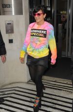 LILY ALLEN at BBC Radio 2 Studios in London
