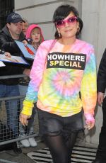 LILY ALLEN at BBC Radio 2 Studios in London