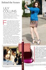 LILY COLLINS in Lucky Magazine, April 2014 Issue